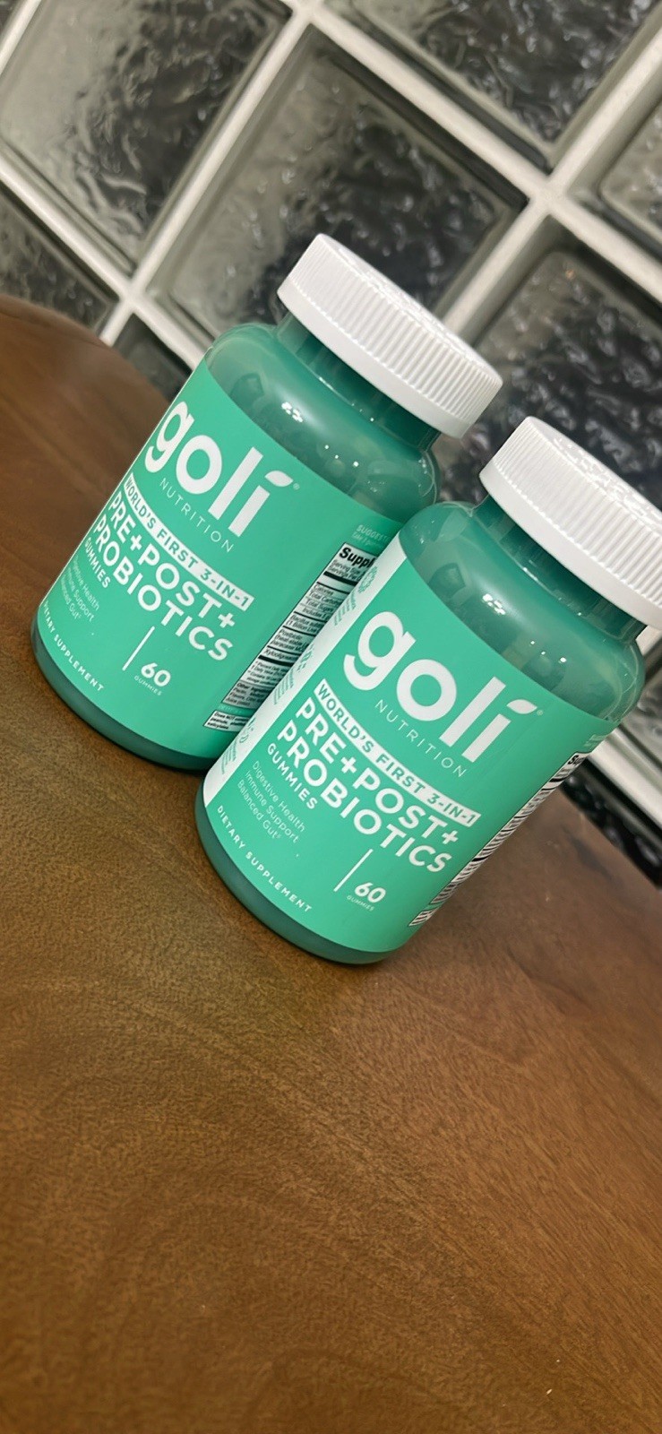 Goli Pre+Post Probiotics Gummies 60ct Digestive & Immune Support Vegan