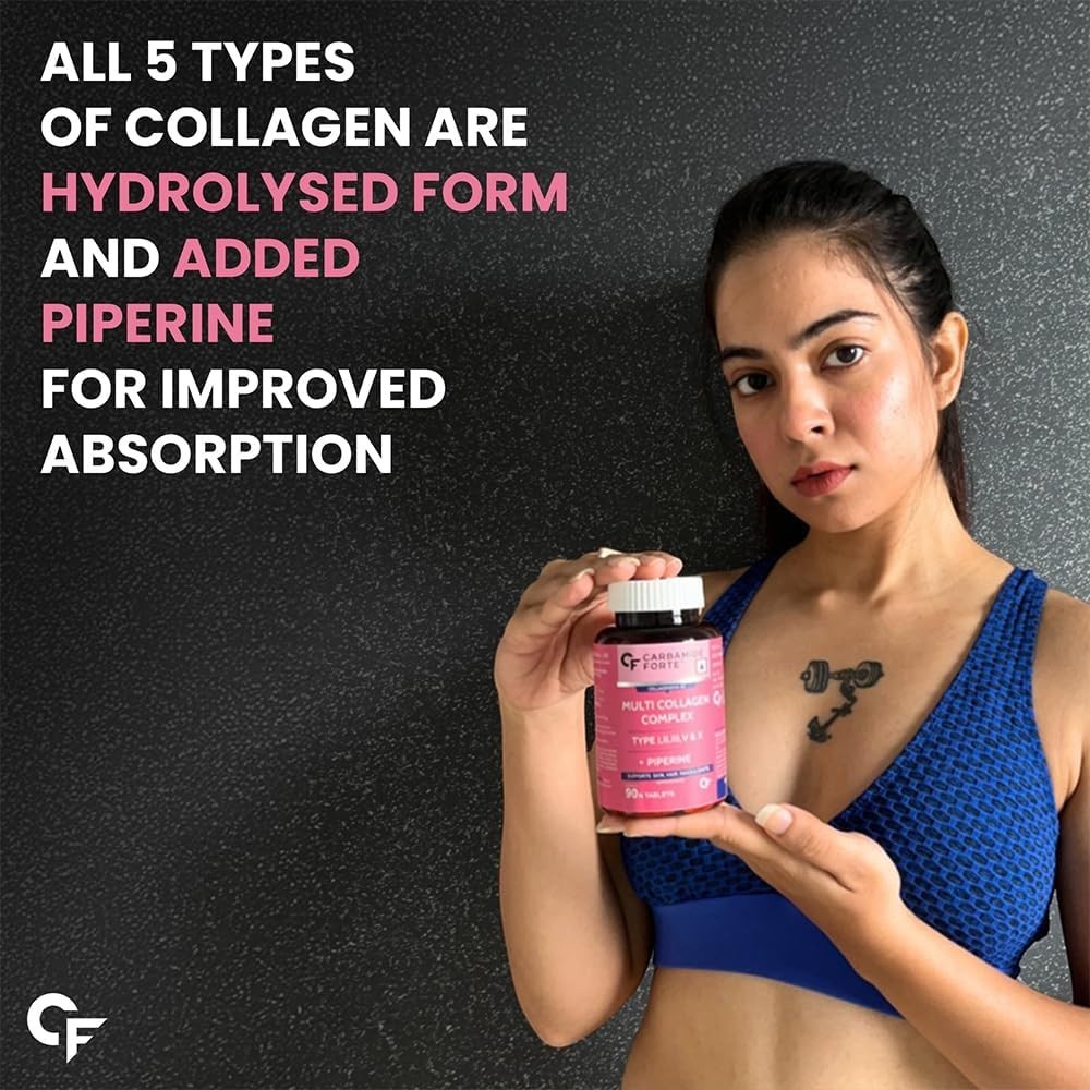 Multi Collagen Supplement 1800mg 90 Tablets Type I, II, III, V, X, FREE SHIPPING