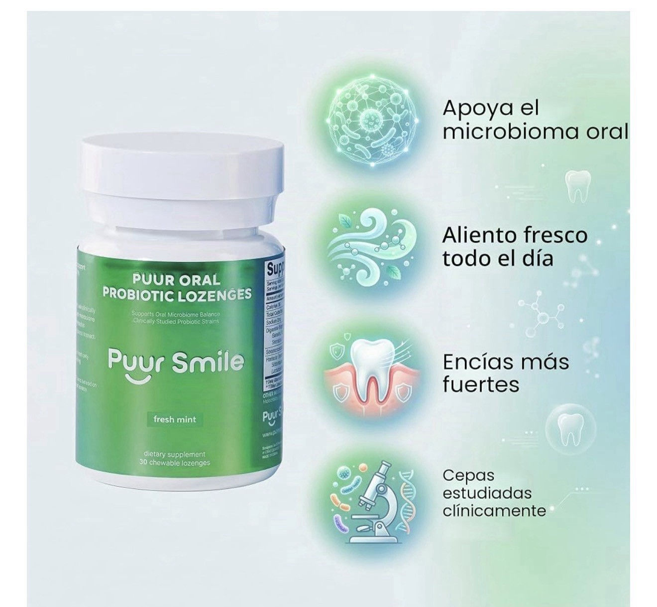 Dental Probiotic for Bad Breath Support, Oral Health Probiotics & Fresh Breath