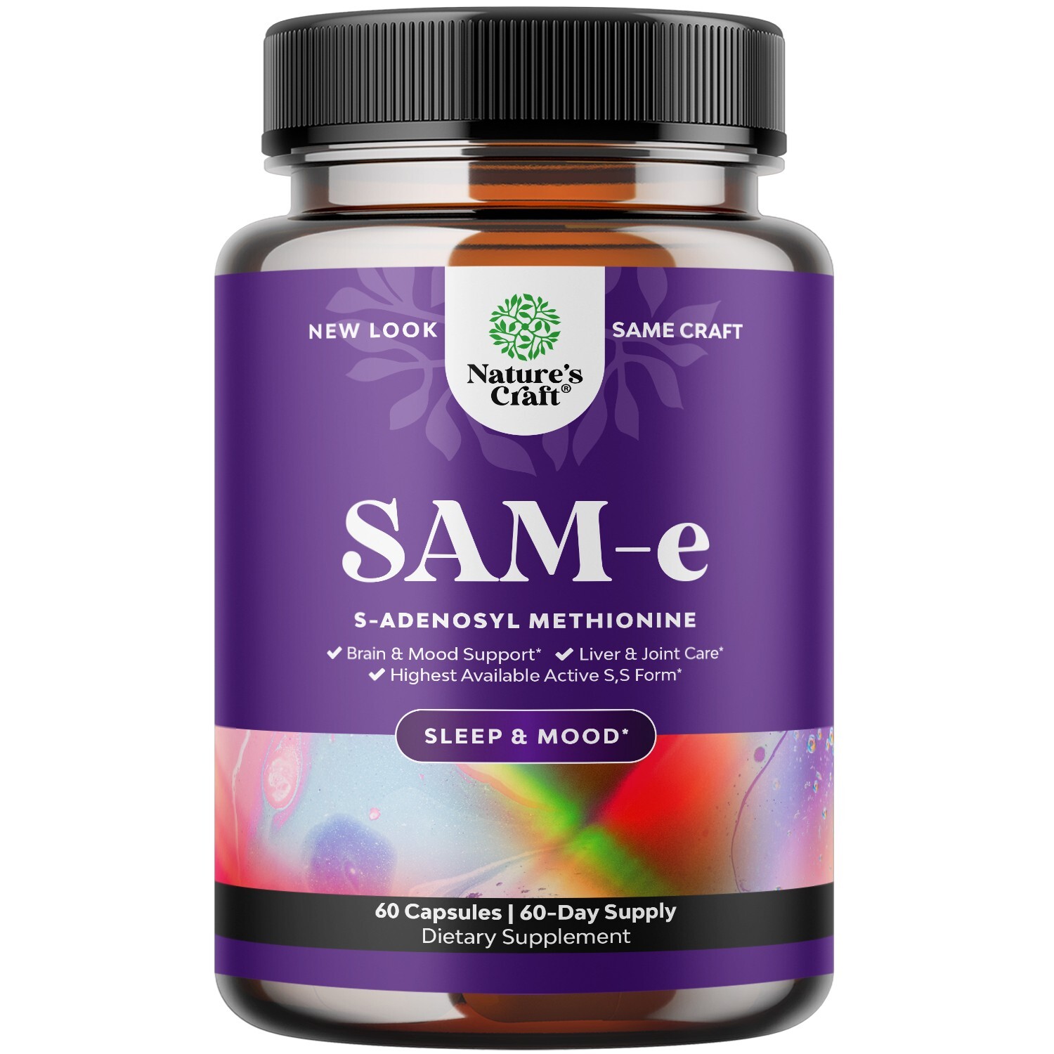 Sam-E 200mg Mood Support Supplement – S-Adenosyl Methionine Sam-E Supplement
