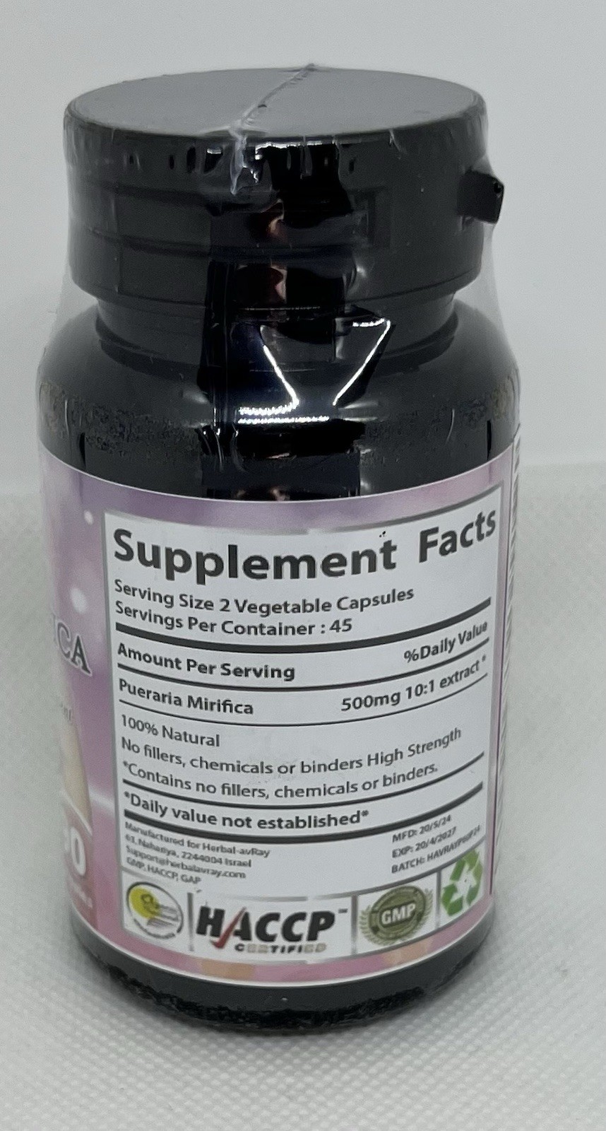 Pueraria Mirifica Natural Breast Enhancement Pills – 90 Capsules