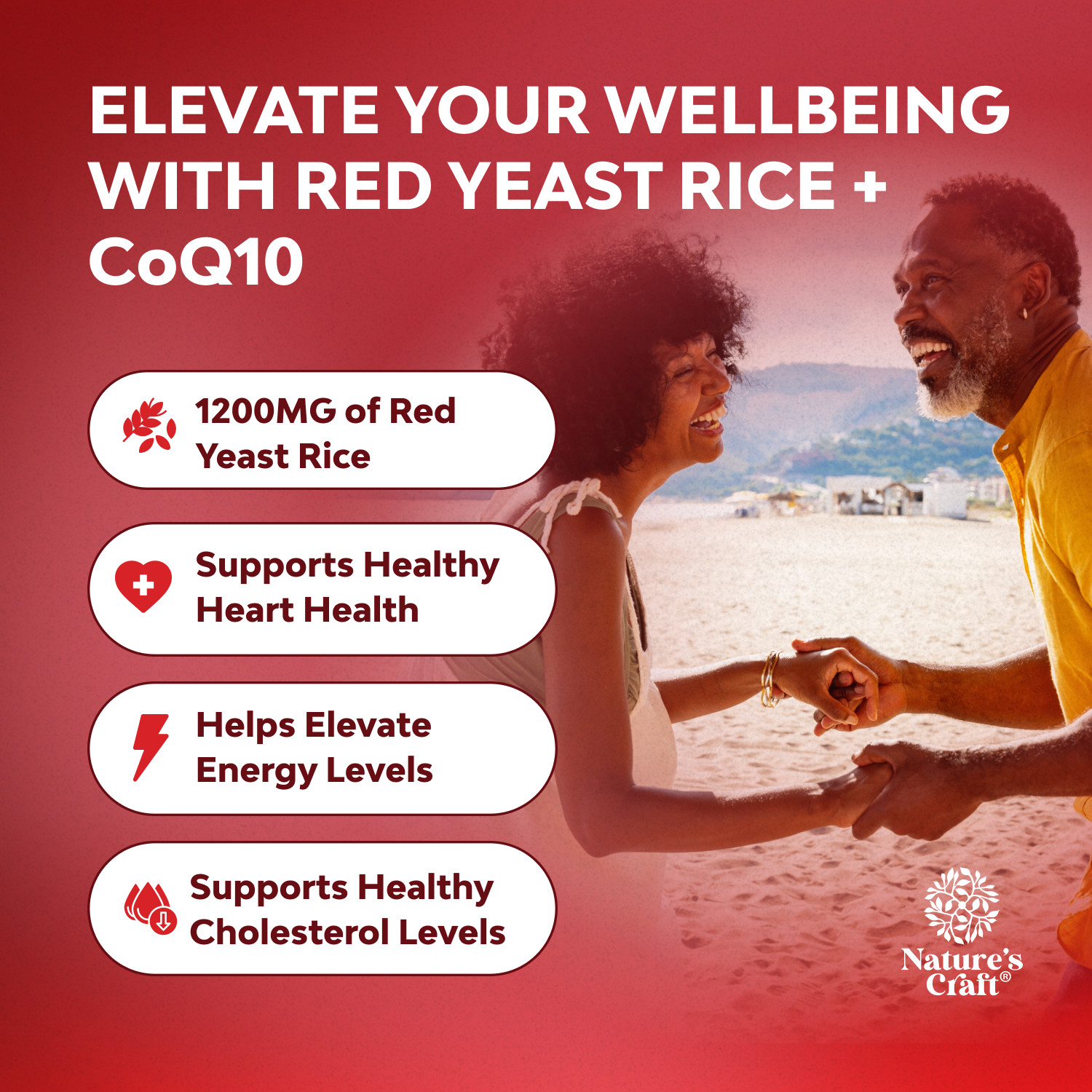 Red Yeast Rice with CoQ10 Supplement – Extra Strength Citrinin-Free