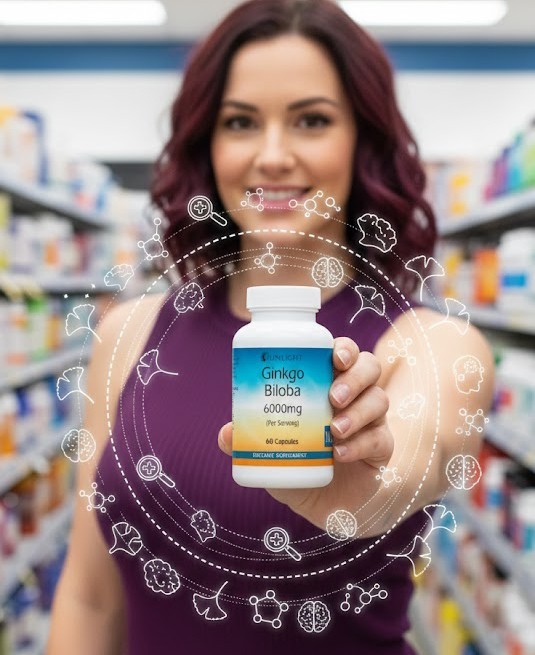 Ginkgo Biloba capsules 6000mg per serving- No.1”