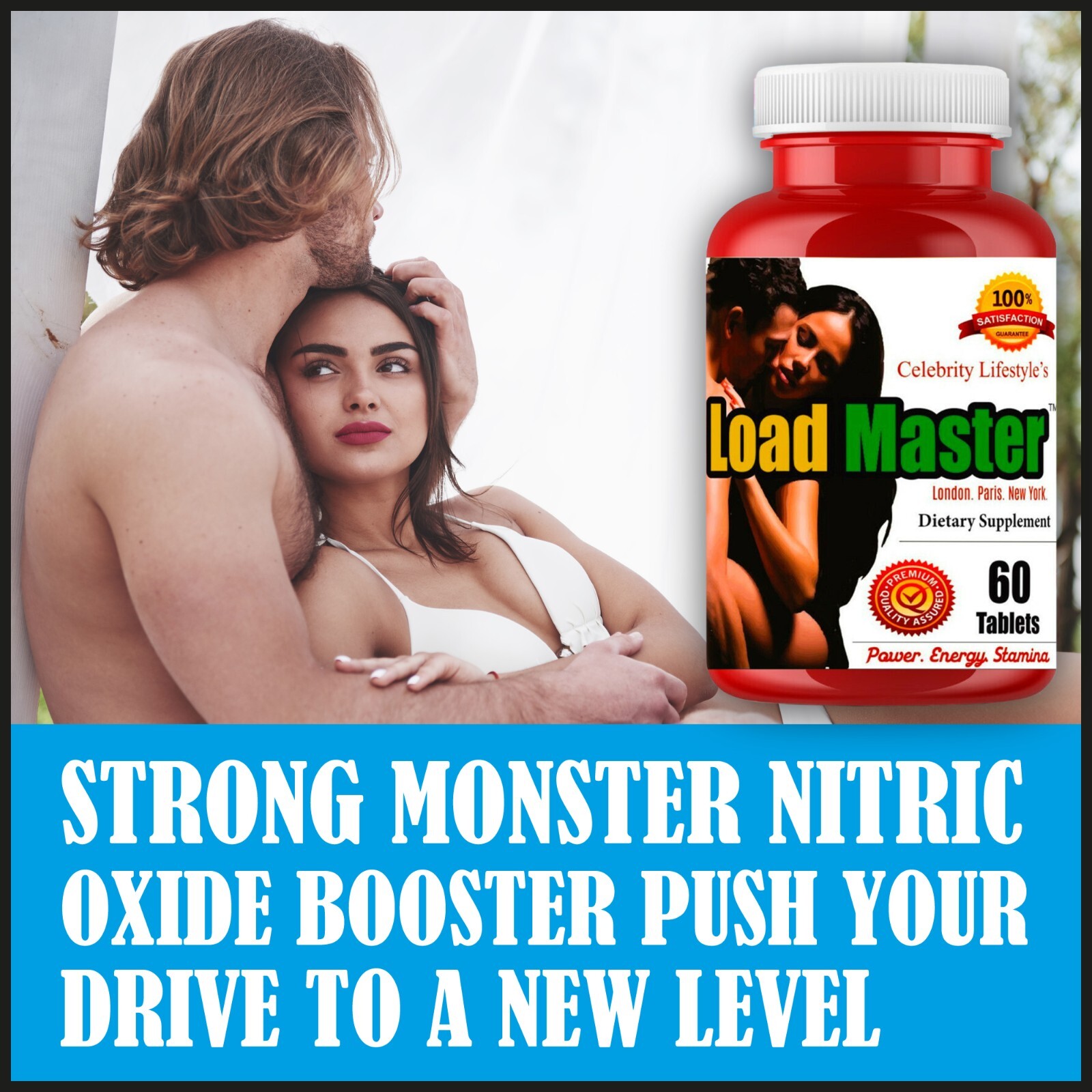 Male Enhancement Libido Booster Men Testosterone Booster Energy Stamina 22/12/25