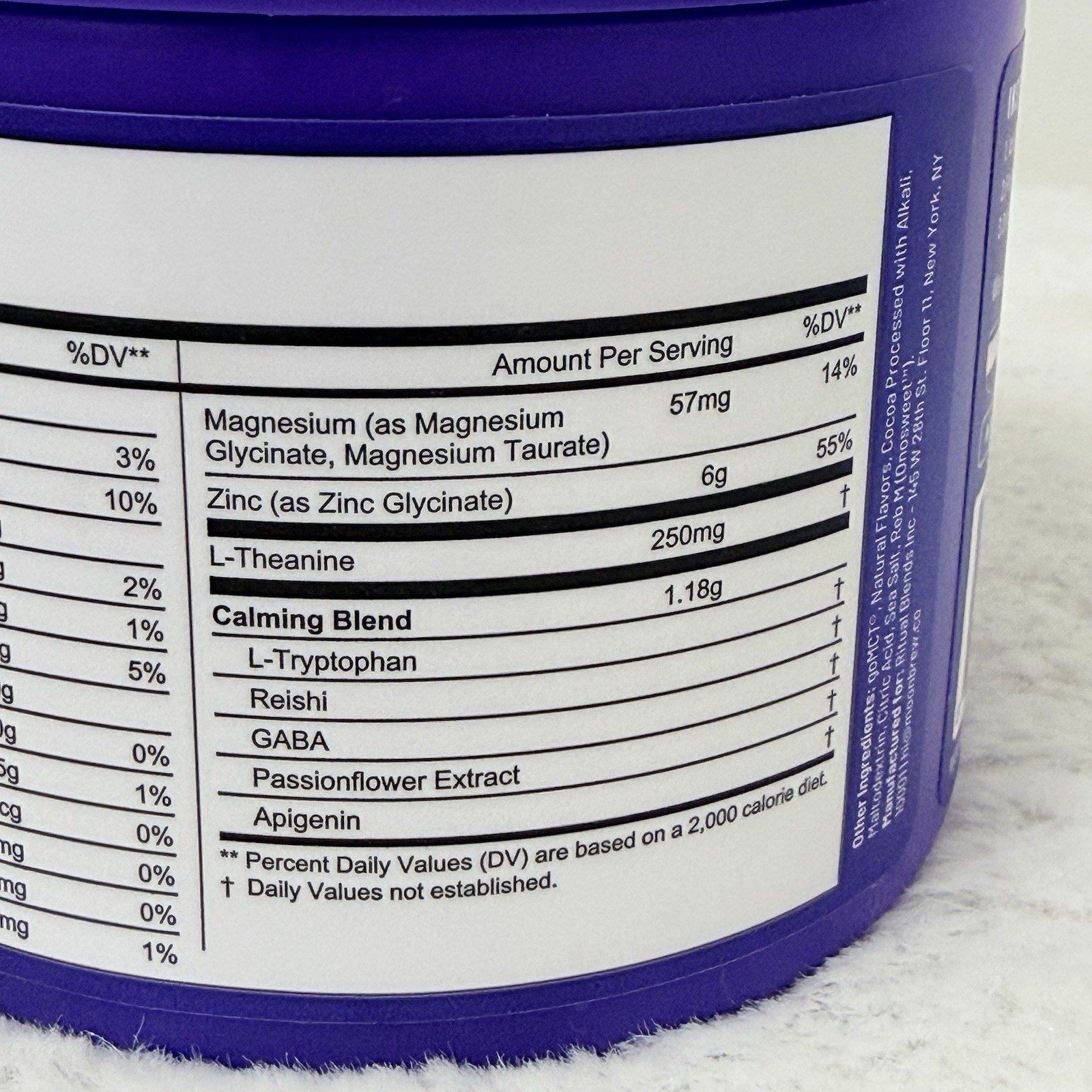 Moonbrew Hot Cocoa Magnesium Sleep Blend No Melatonin 6.7oz 25 Servings 02/28
