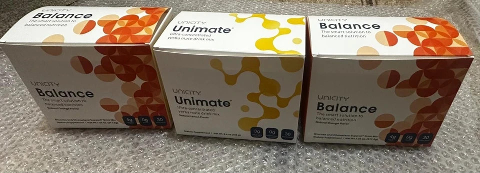 COMBO Pack UNICITY BALANCE 60ct + UNIMATE Lemon 30ct FREE SHIPPING