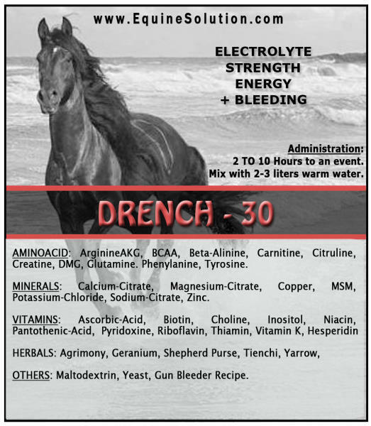 Drench No Bleed – Pre-Race Electrolyte Strength Energy Bleeding (420gram)