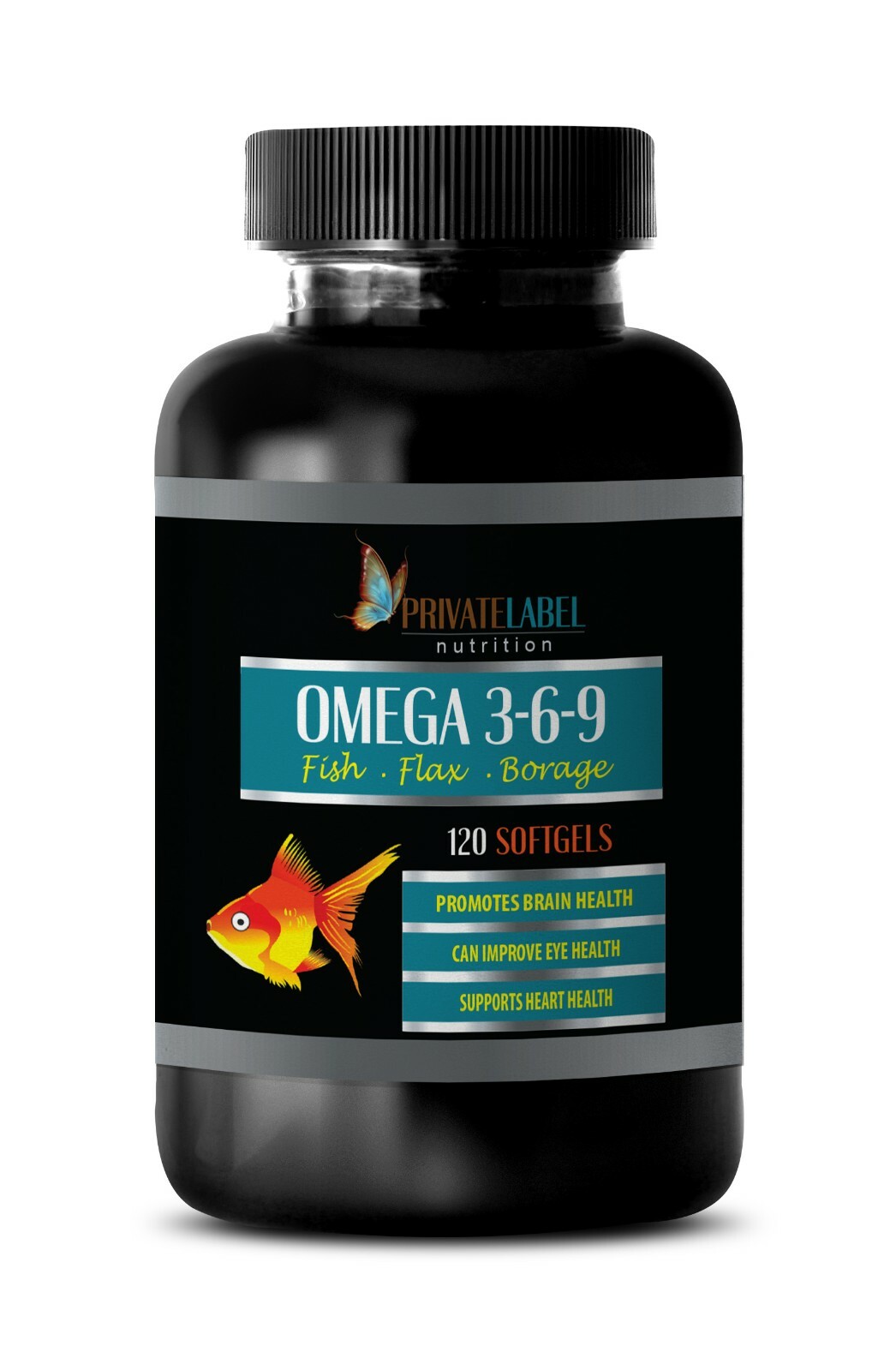 fish oil supplement – OMEGA 3-6-9 3600mg – relieves inflammation 1 Bottle