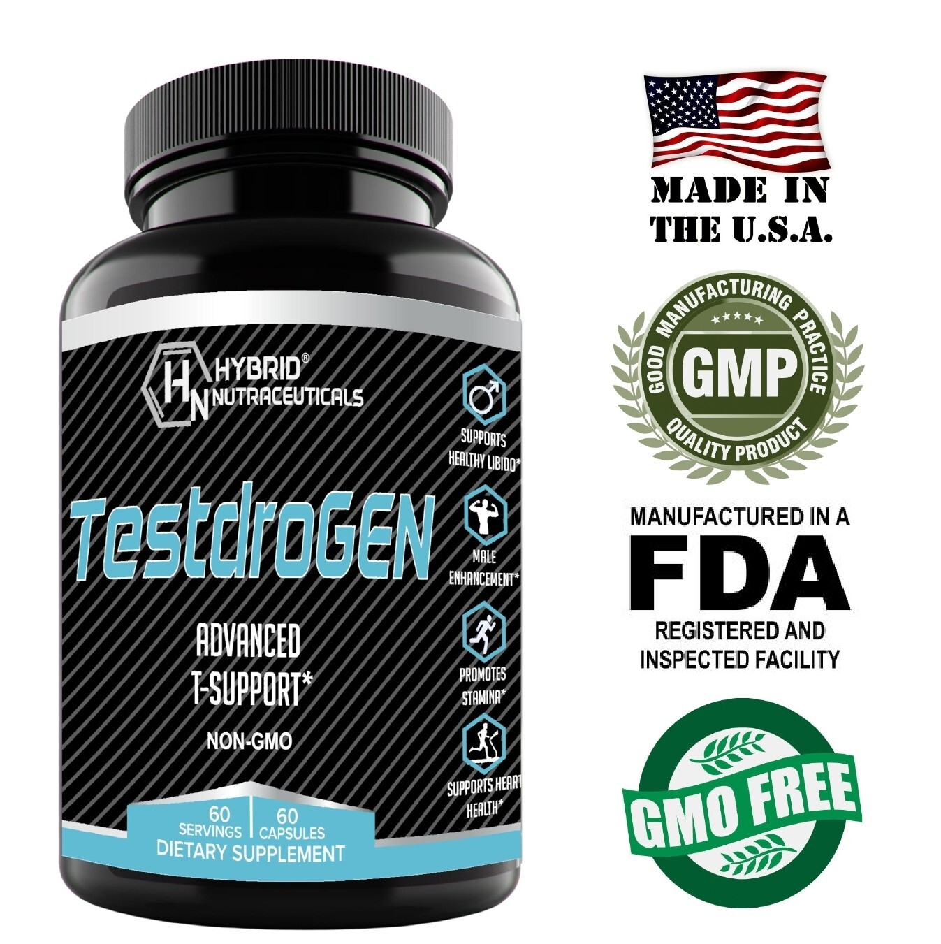 Best Test Booster Testosterone Supplement for Men, Estrogen Blocker Libido Pills