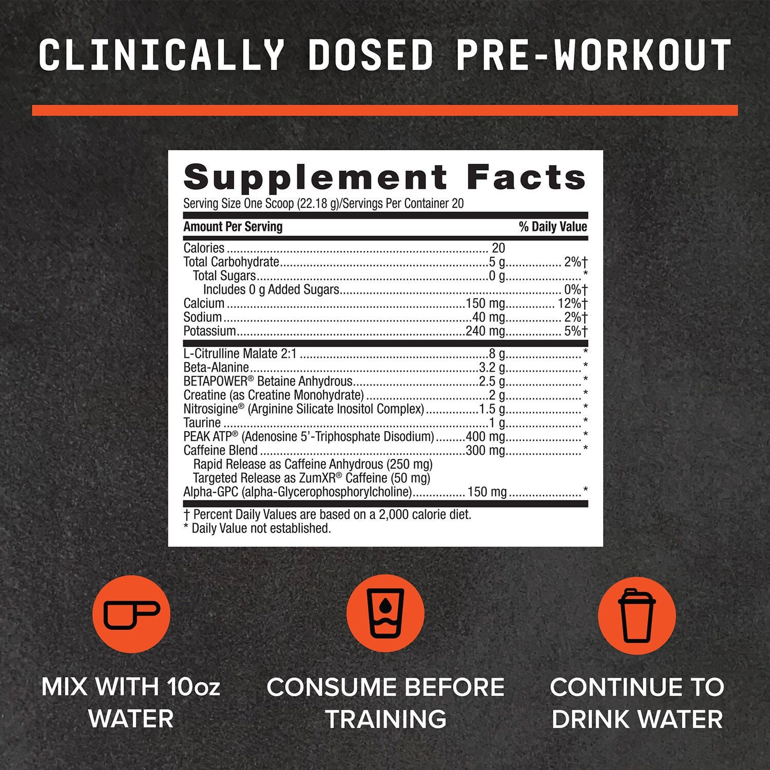 LIT AF™ Pre-Workout – Icy Fireworks (20 Servings)