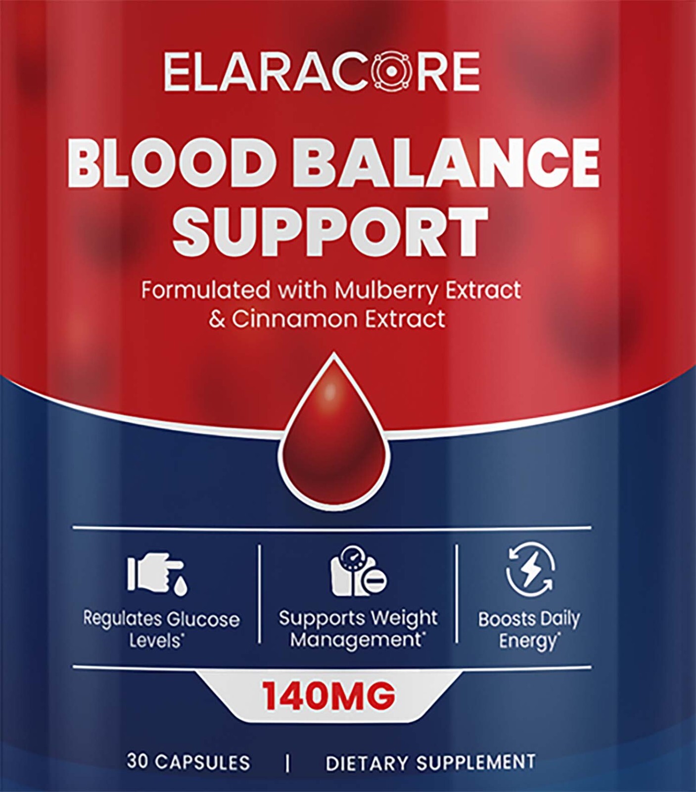 ElaraCore Blood Balance Support Blood Health Support Supplement 30 Capsules