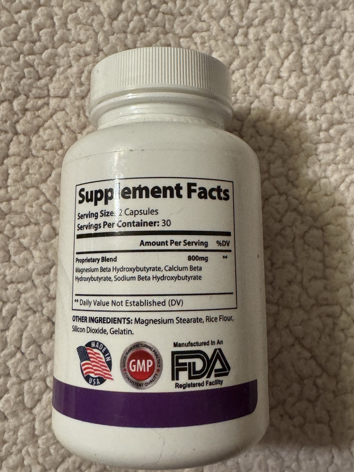 Natures Pure Keto, Advanced Formula, Made in The USA, (1 Bottle) 30 Day Supply