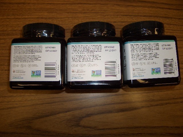 3 Youtheory Ashwagandha 60 Veg Caps in each Helps Reduce Stress Exp 12/2027