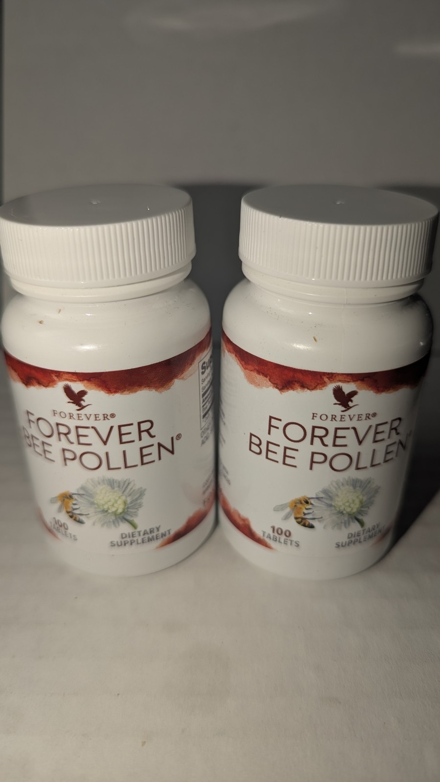 New Forever Living Forever Bee Pollen® 100 Tablets, EXP. 12/29, SUPERFOODS x 2 p
