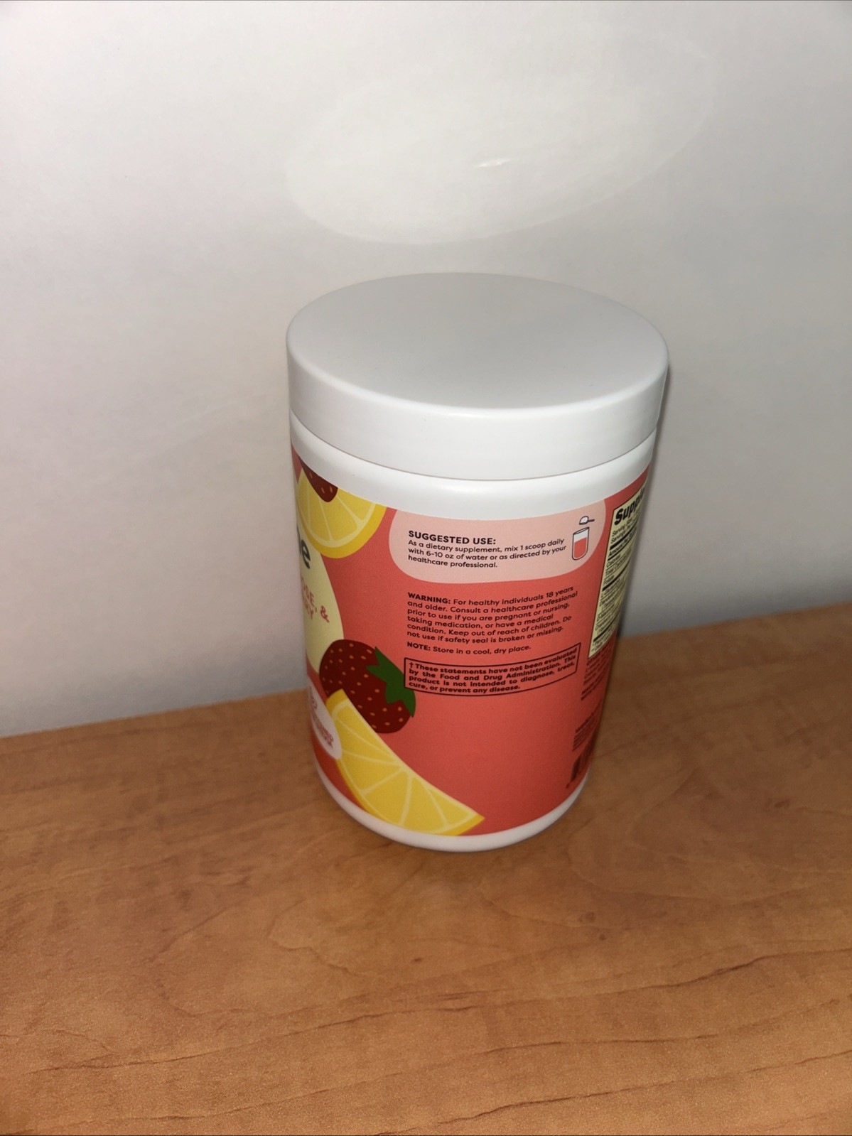 wellah L-Glutamine Powder with Folate Dandelion Uva Ursi Cranberry 5g Supplement