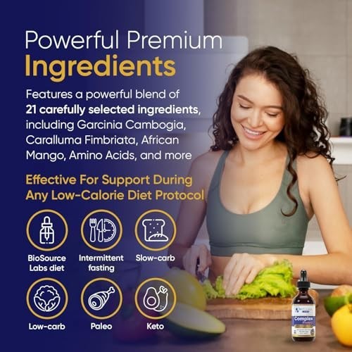 BioSource Labs Complex ProMAX Diet Drops 2 oz 2 Bottle Pack 60 Day Supply