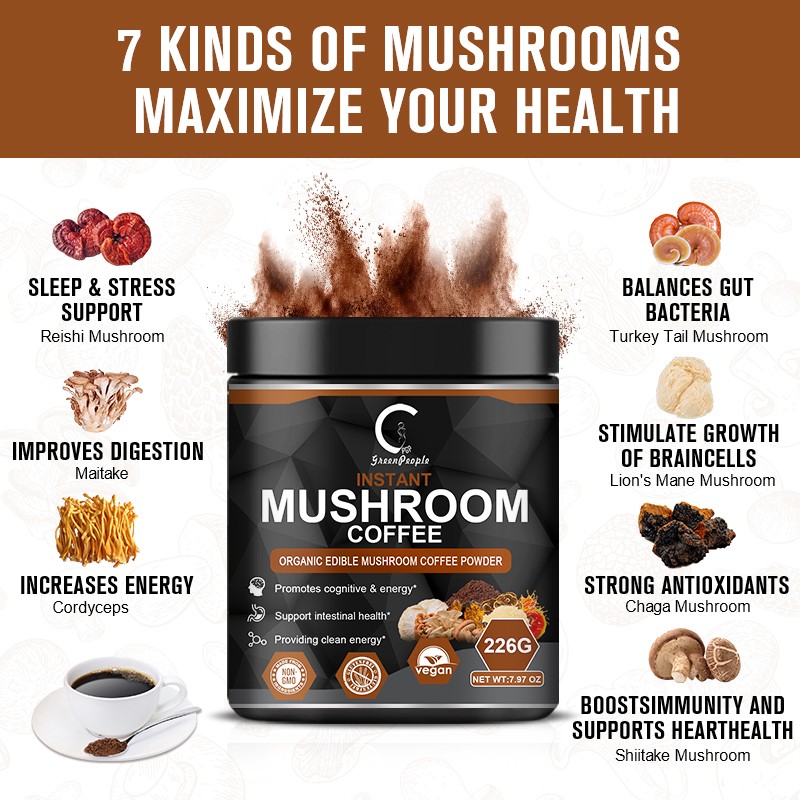 Organic RYZE Mushroom Coffee [ Free shipping ]