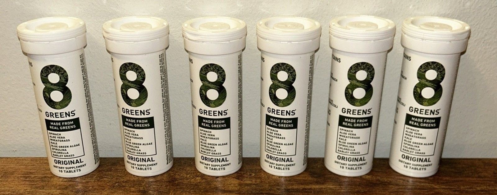 8 Greens Original 10 Tabs, Set of 6, Expires 1/2028