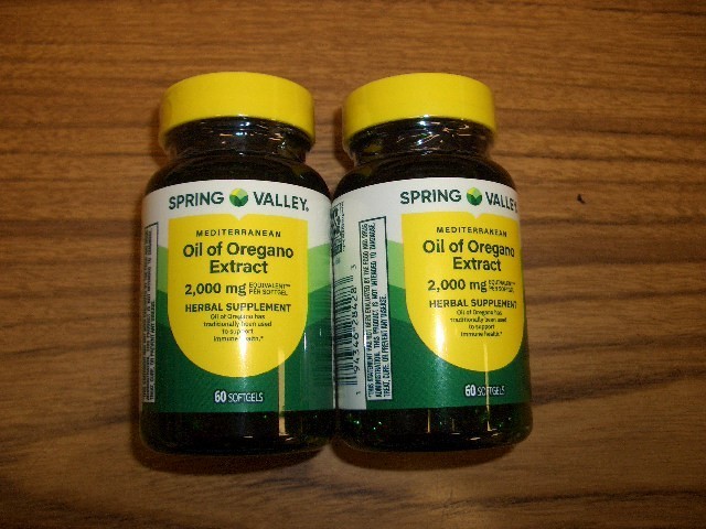 Spring Valley Mediterranean Oil of Oregano Extract 60 Softgels 2000 mg Exp 10/27