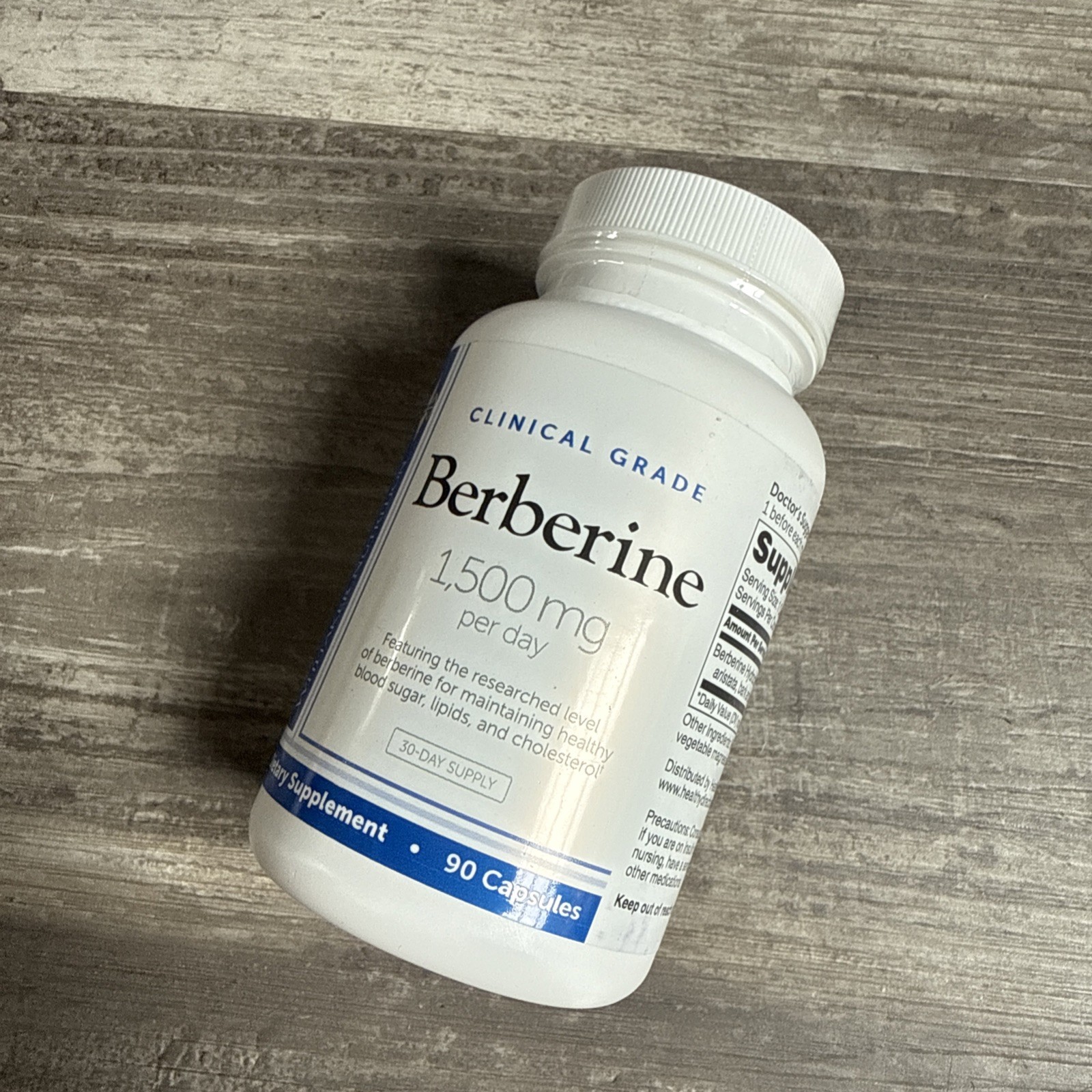 Whitaker Nutrition Berberine 1500 mg, 90 Capsules Exp 07/2027
