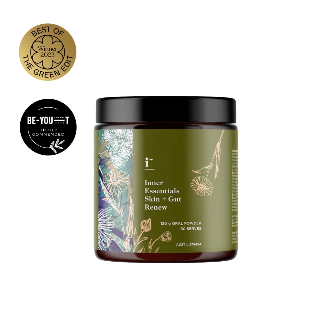 New Edible Beauty Australia Inner Essentials Skin + Gut Renew 120g
