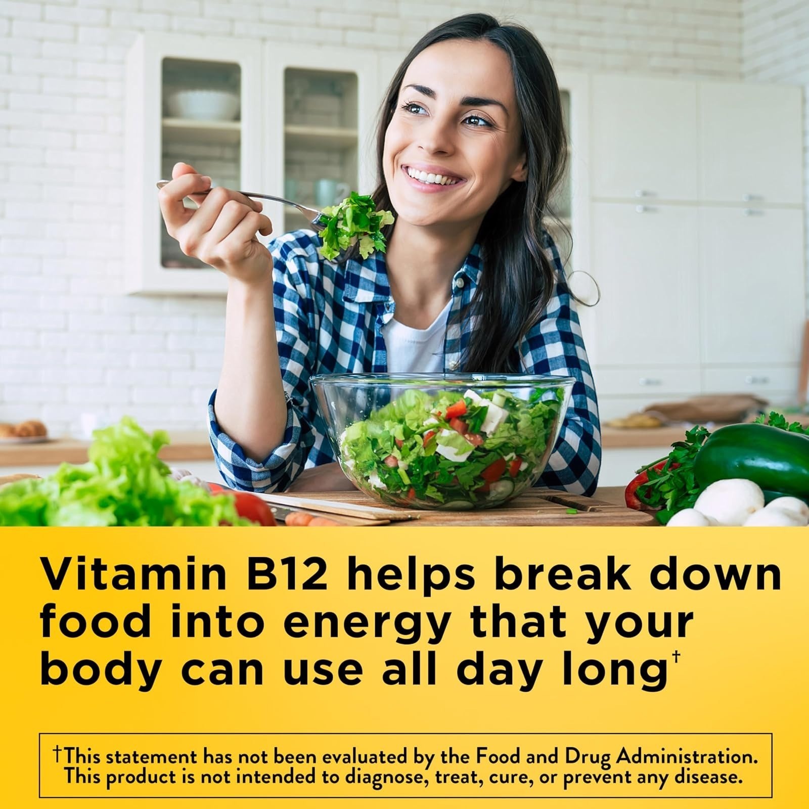 Nature Made Vitamin B12 Gummies 1000 mcg – Energy Metabolism Support