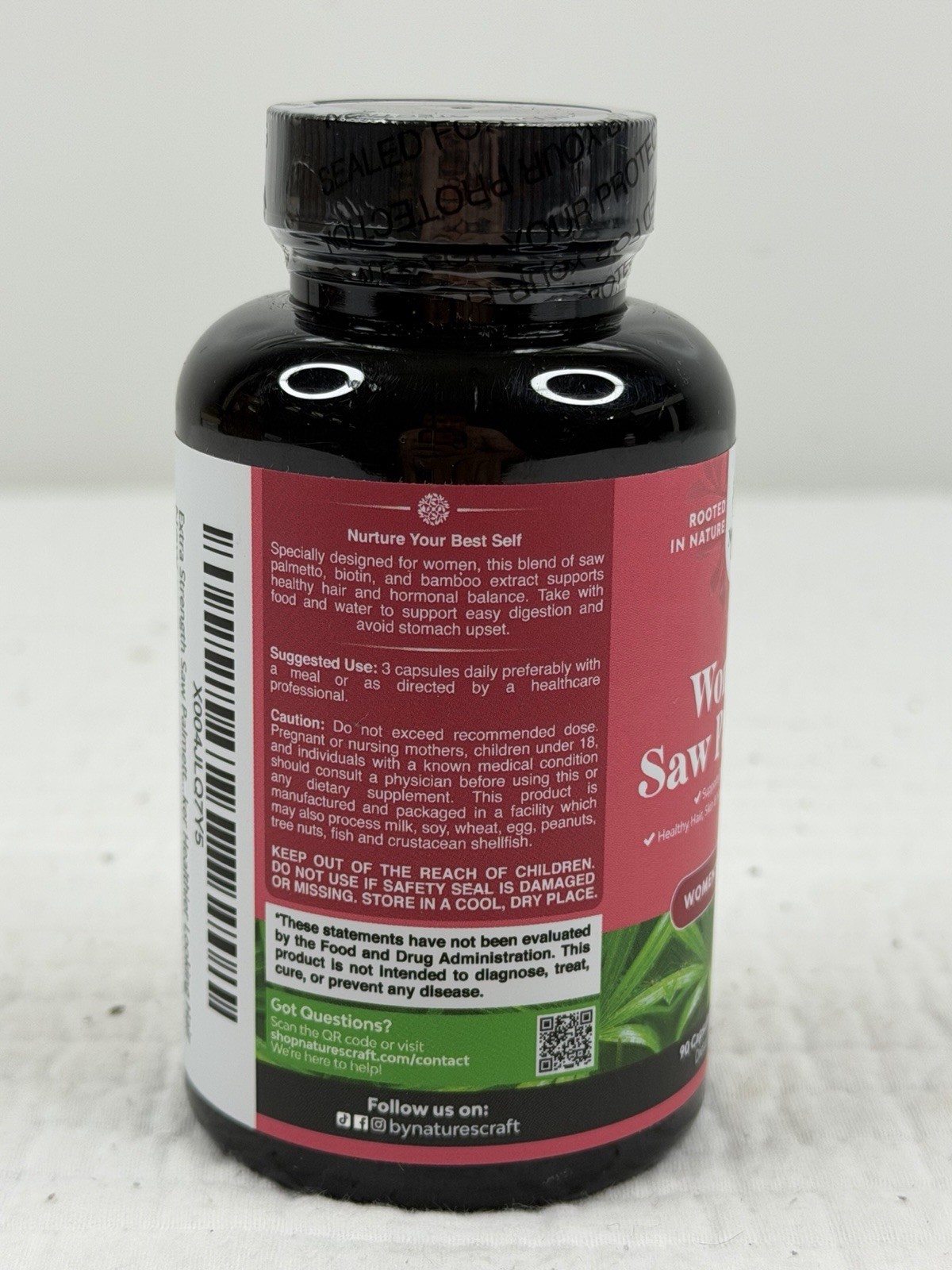 Extra Strength Saw Palmetto for Women 500mg – DHT Blocker for Women 30-Day 90ct