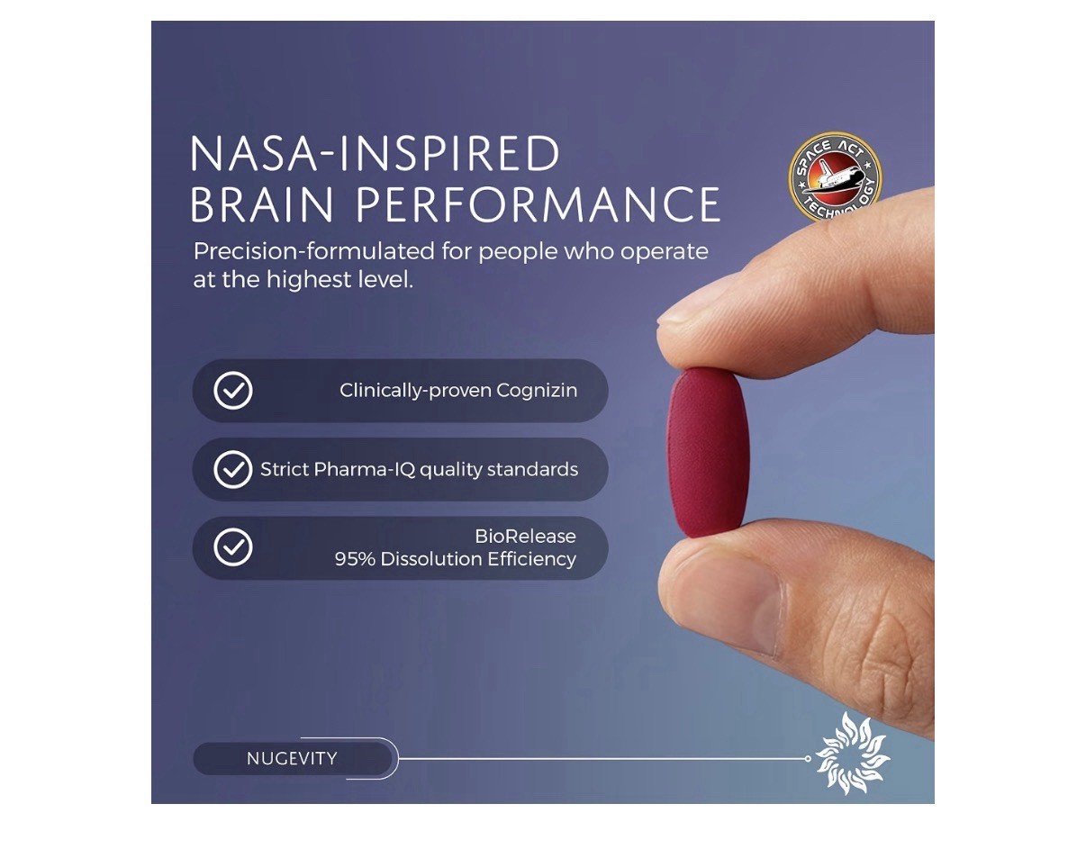 Nugevity Energy EFP With Cognizin Endurance Focus Attention Performance 60Tablet