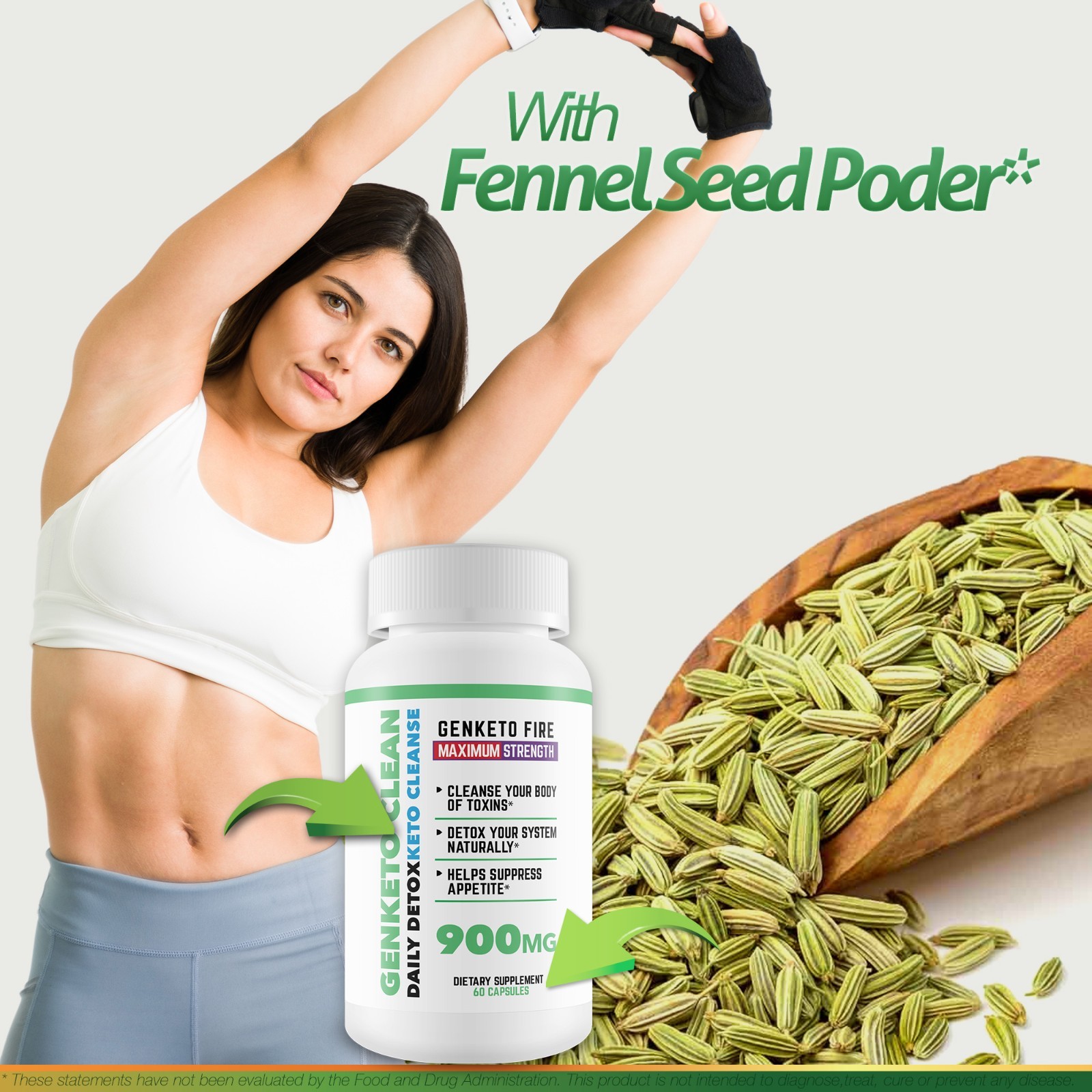 GenKeto Clean – Weight Loss & Daily Detox Keto Cleanse – Help Cleanse Your Body