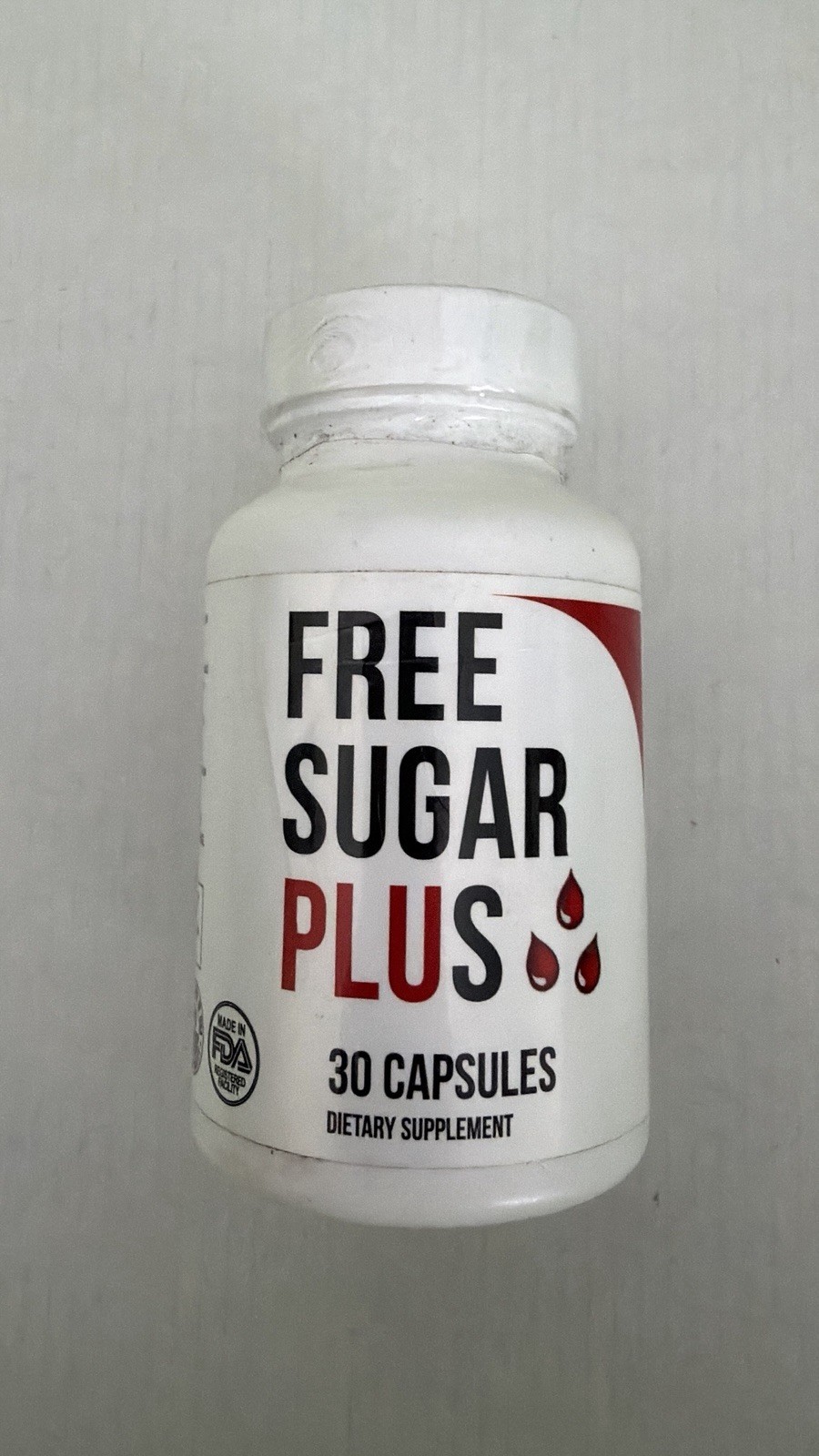 Free Sugar Plus Blood Health Support Dietary Supplement 30 Capsules-Exp 10/28