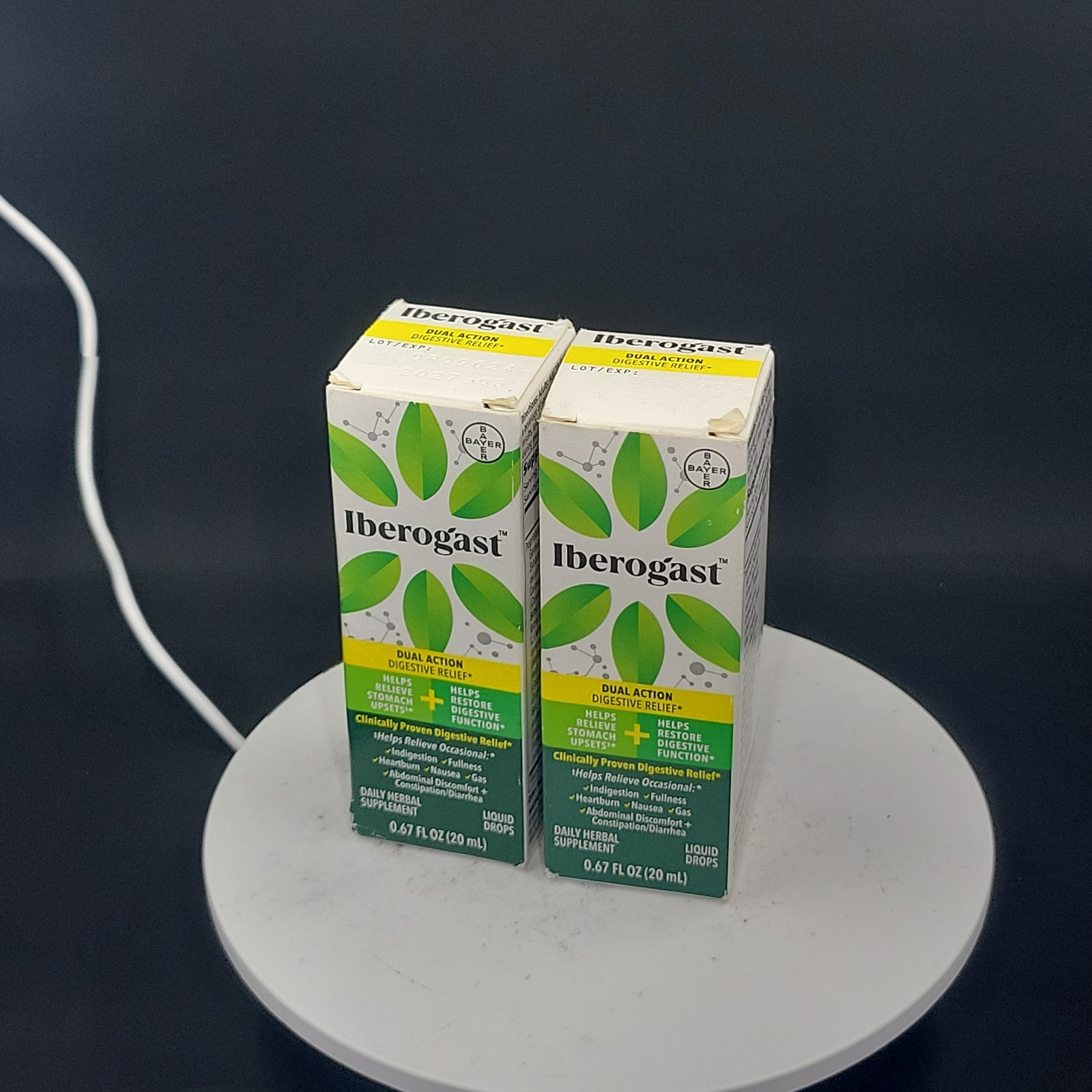 Iberogast Dual Action Digestive Relief Liquid Drops 0.67fl oz Exp 8/2026 X 2