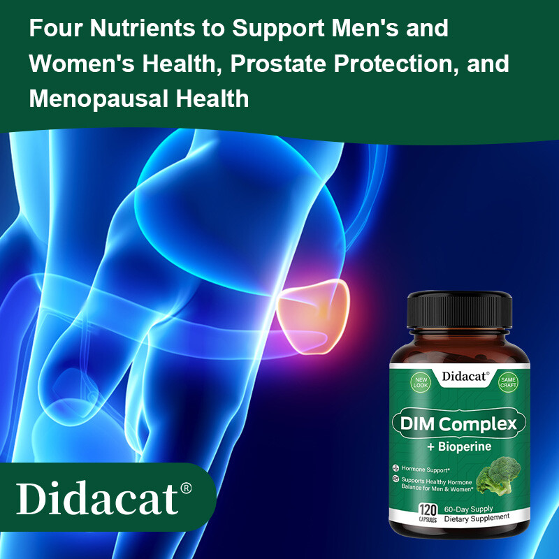 DIM Complex, With Bioperine, Premium Hormonal Support Formula For Men & Women