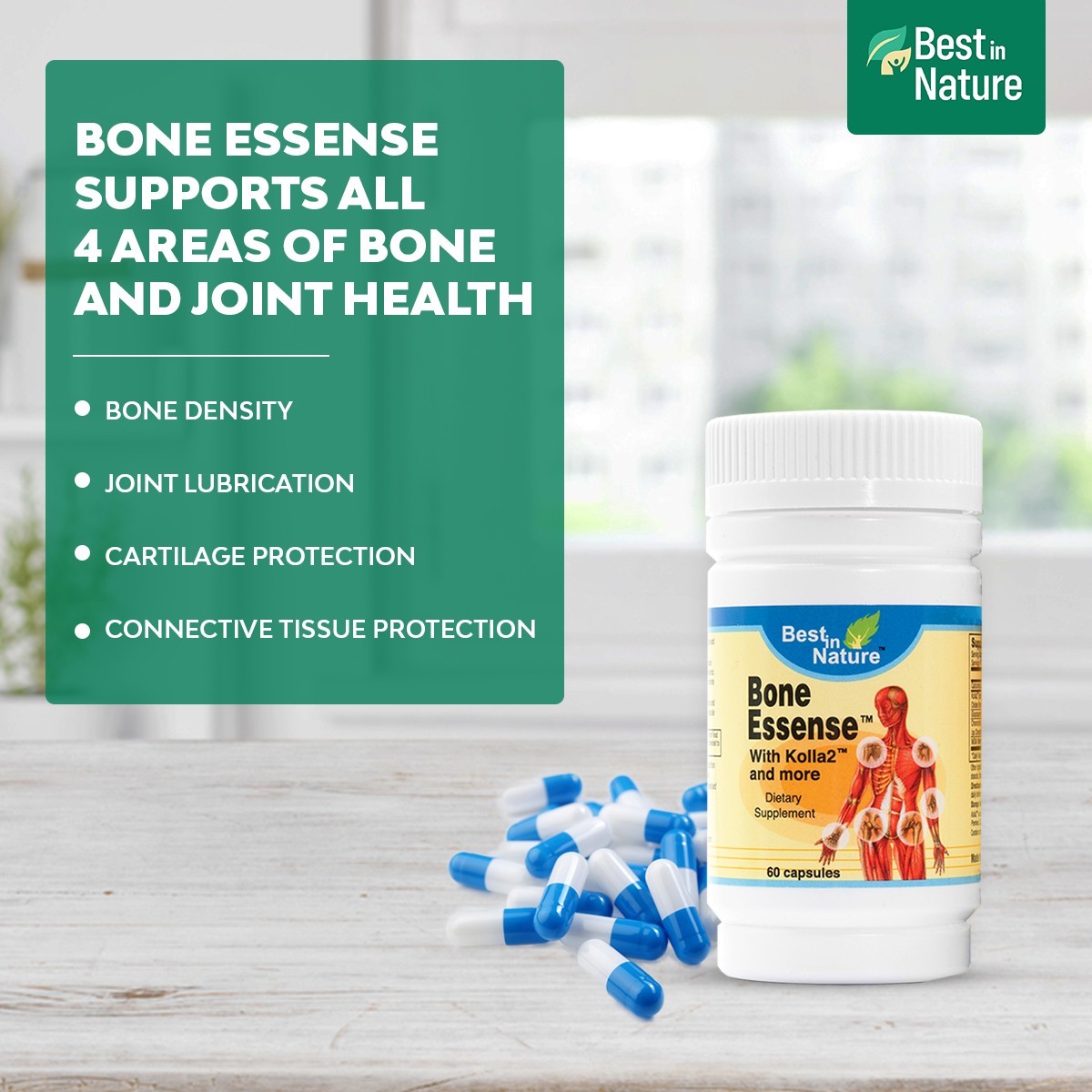 $115 for 2 bottles Bone & Joint health Bone Essense™ 120 caps