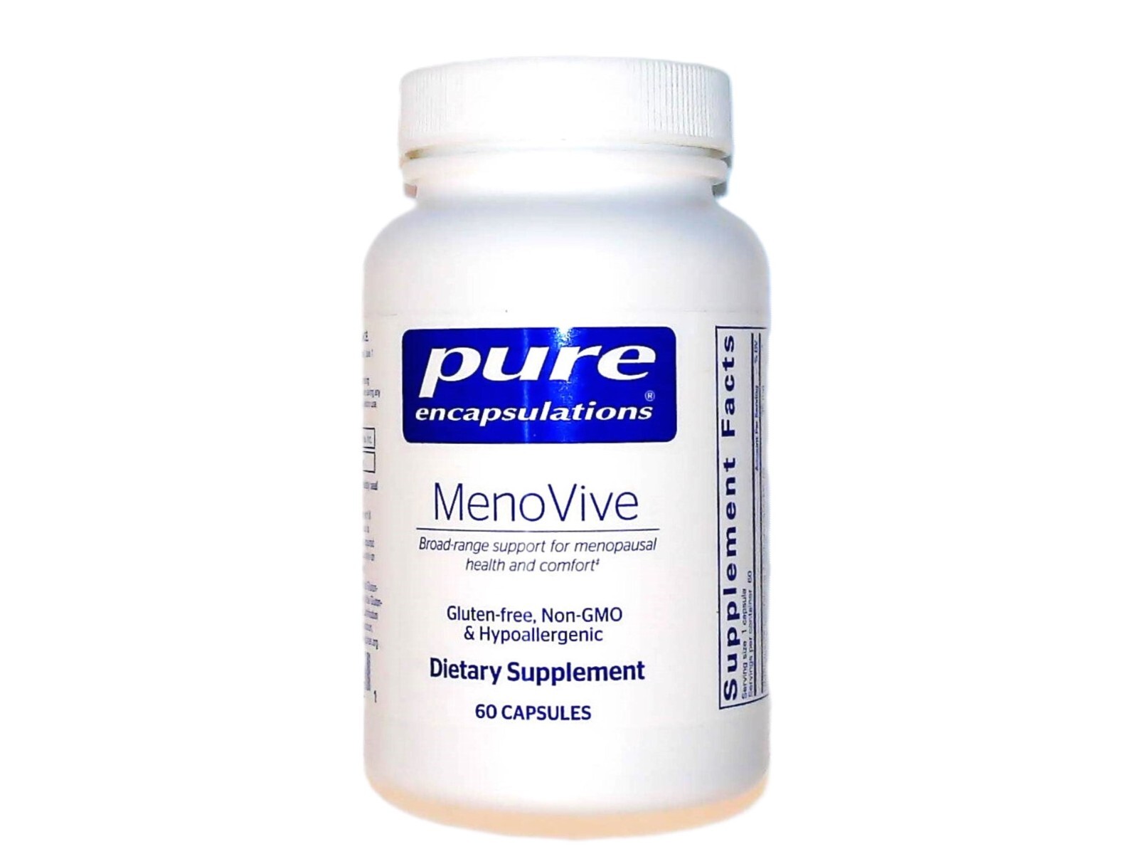 PURE ENCAPSULATIONS MENOVIVE MENOPAUSAL HEALTH AND COMFORT 60 CAPS EXP. 05/2025+