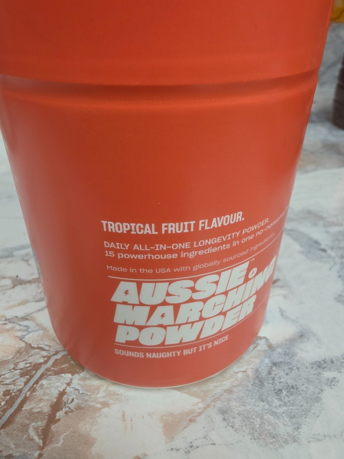 Aussie Marching Powder Tropical Fruit Flavor Supplement Drink Mix