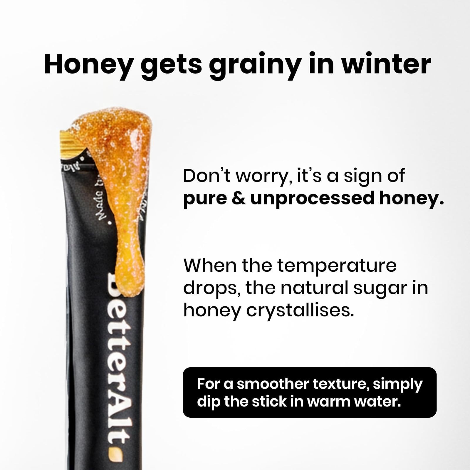 Better Alt Pure Himalayan Shilajit Sticks with Honey & Saffron – 30 Count