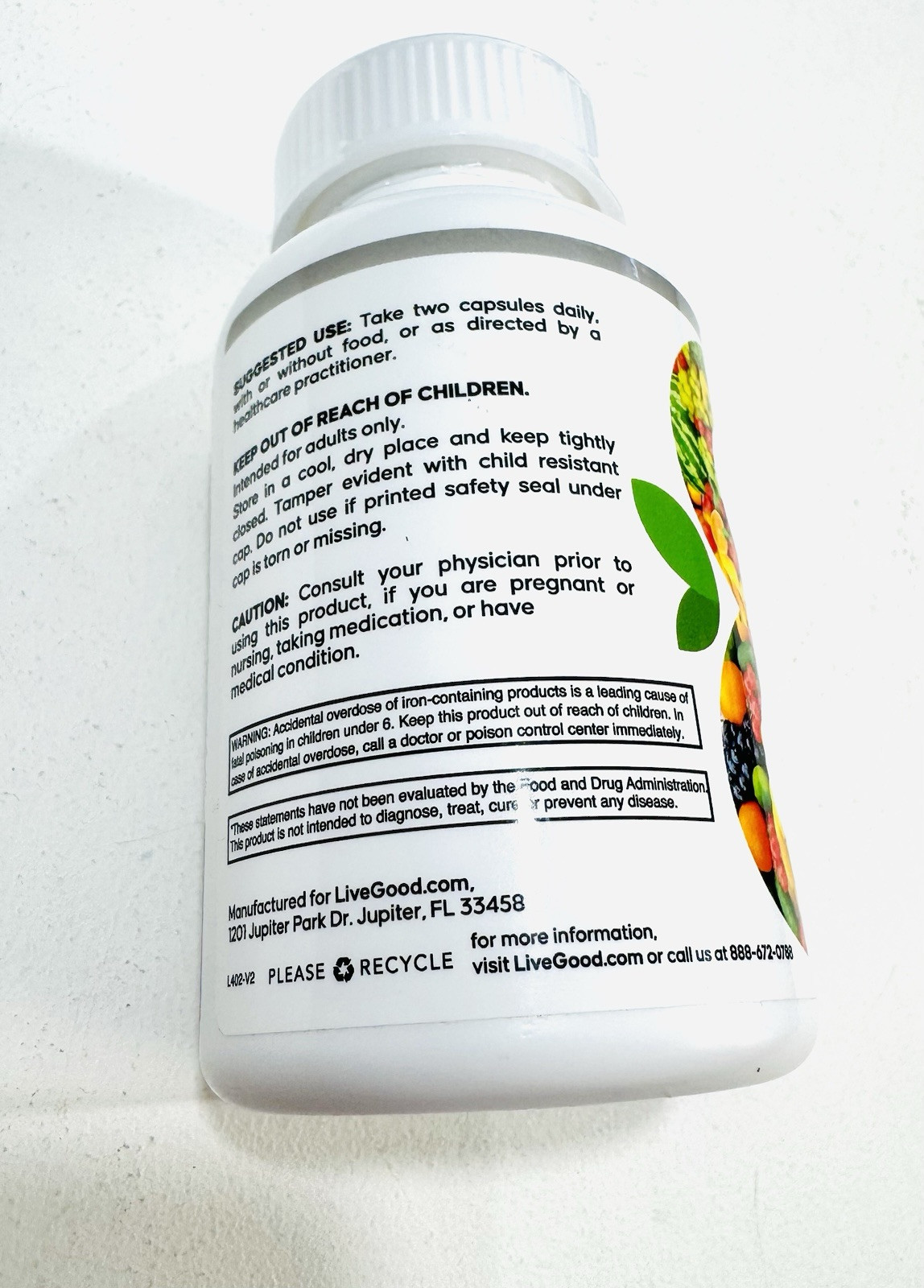 LIVEGOOD Bio-Active Complete Multi-Vitamin for Women with Iron 60 caps