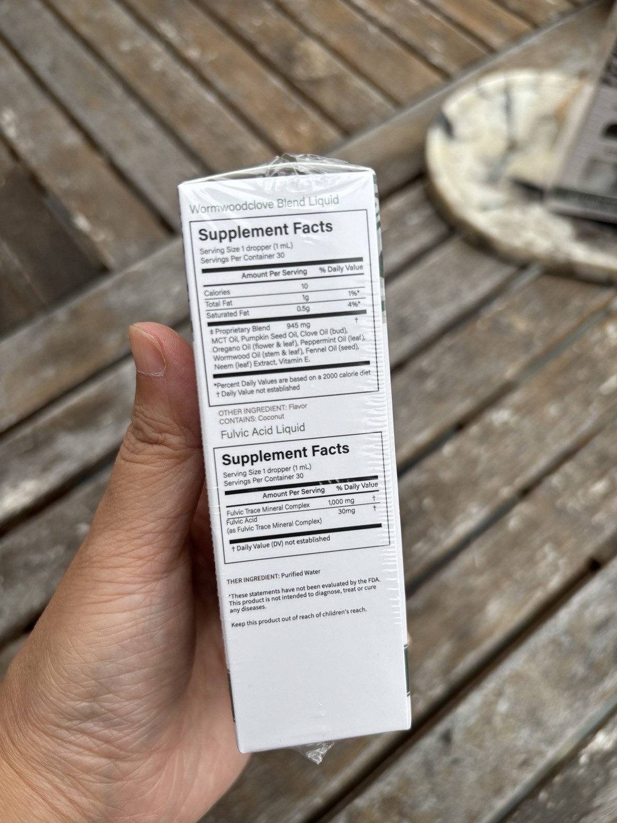 3X GutCleanse 2 Step Kit Fulvic Acid Liquid Alcohol-Free 2×1 fl oz Exp 05/2028