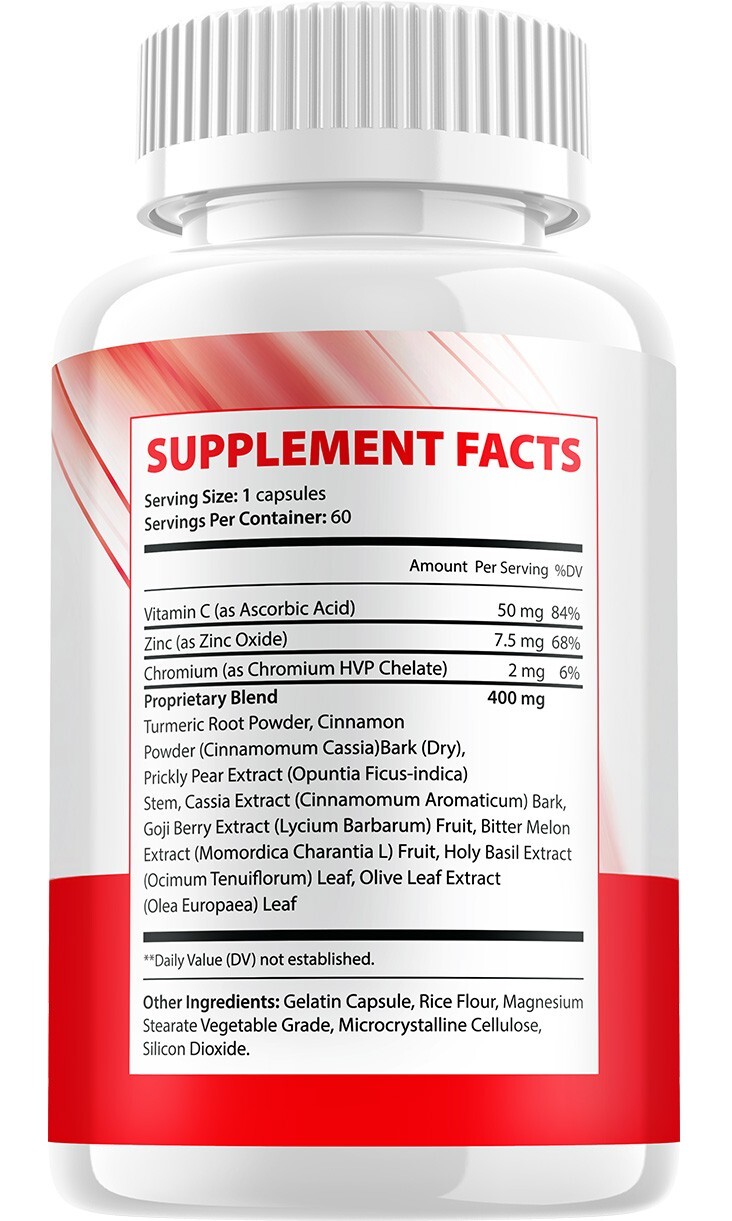 (1 Pack) Gluco Revive Capsules – GlucoRevive All Natural, Glyco Optimizer