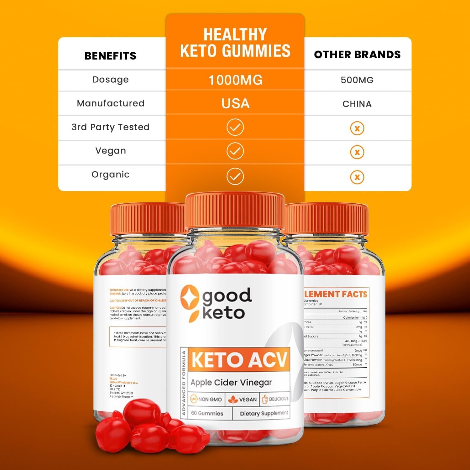 Good Keto ACV Gummies – Official – Keto Good ACV Advanced Formula Plus…