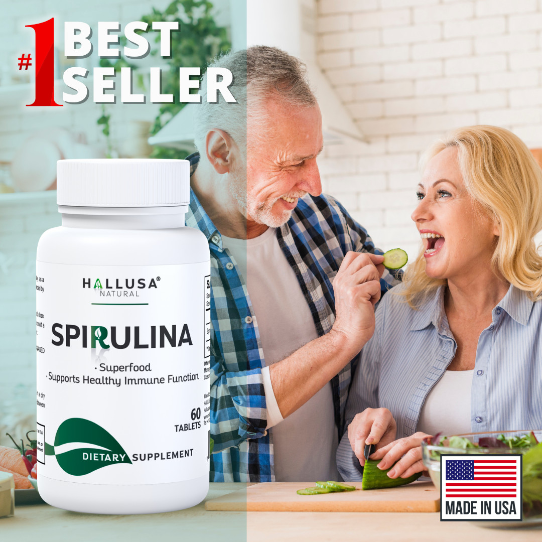 “SPIRULINA – Superfood Nutrition – Boost Energy & Strengthen Immunity – 60 Tab “