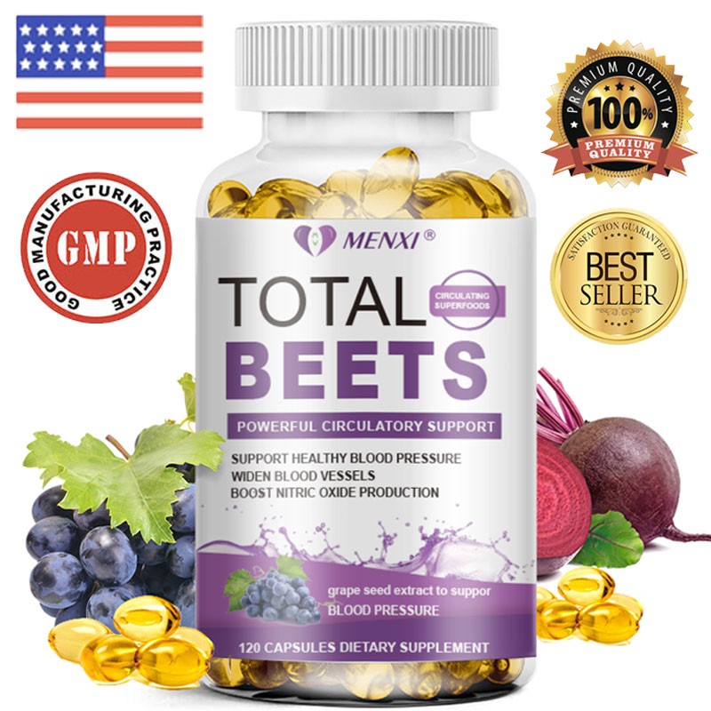 Beet Root Capsules – Blood Pressure Regulation, Blood Circulation, Heart Health