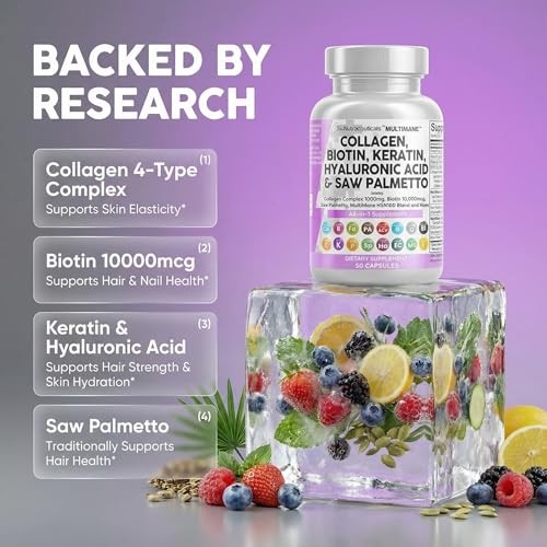 Clean Nutraceuticals Collagen Pills Hair Skin Nails 90ct