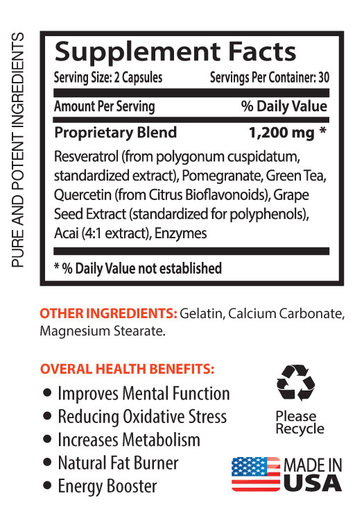 resveratrol heart health – RESVERATROL SUPREME 1200mg 1B – resveratrol kosher