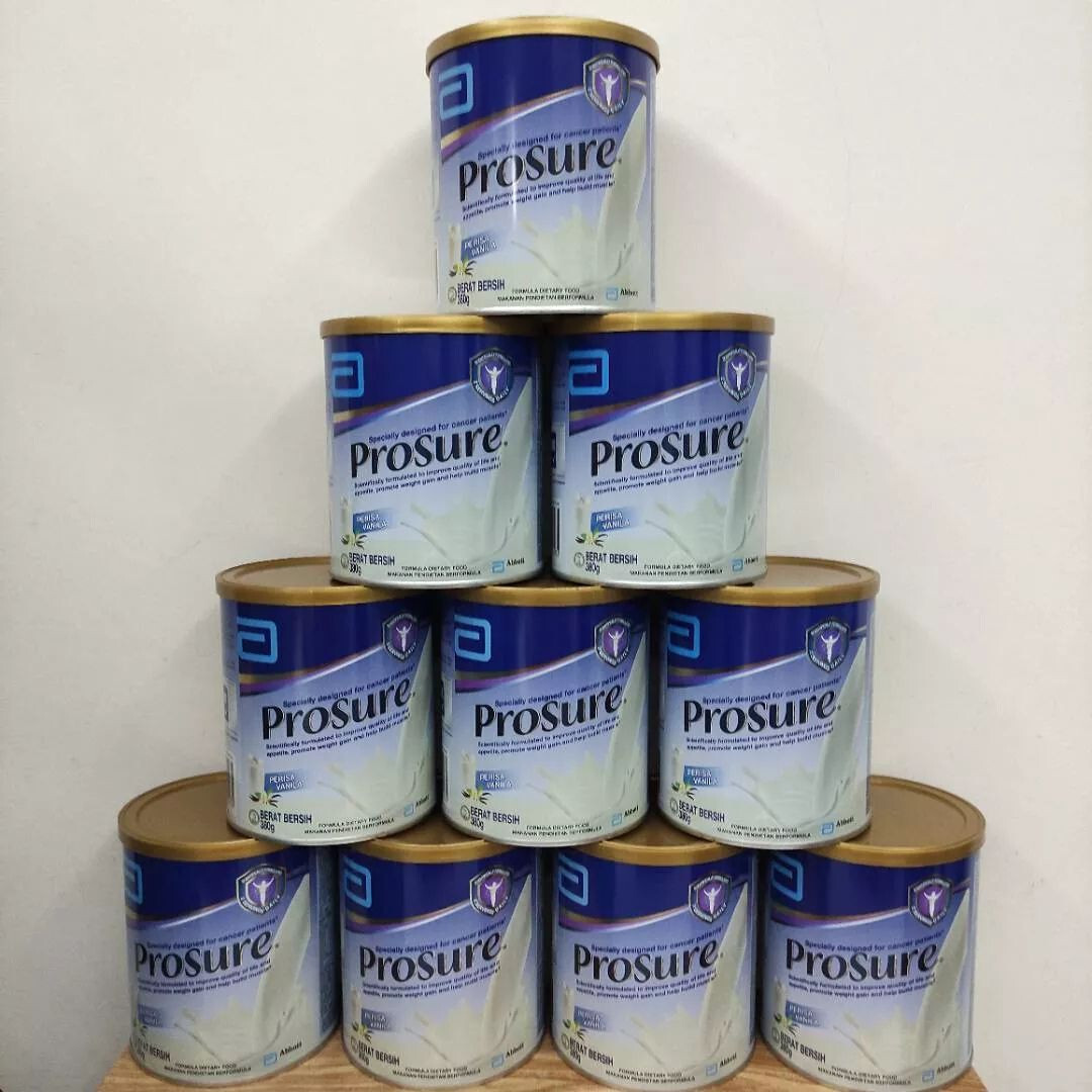 4 X Abbott Pro sure Milk (High Protein, Prebiotic & EPA) 380g FAST SHIPPING DHL