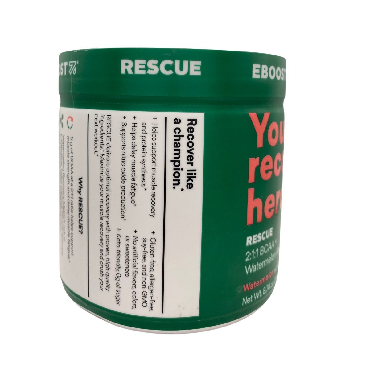 Eboost Rescue BCAA Recovery Matrix Watermelon – 20 Servings | Energy Support