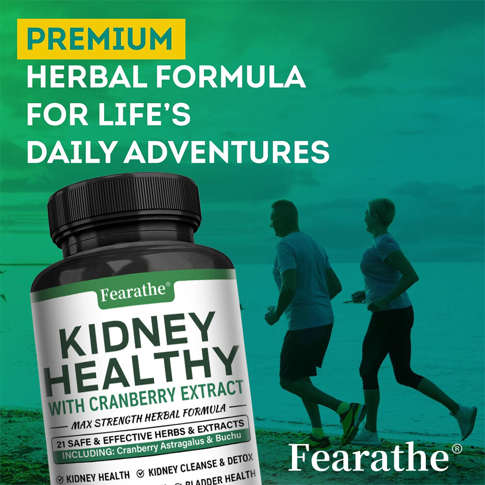 Kidney Health Cleanse Support Detox Natural Supplement High Quality
