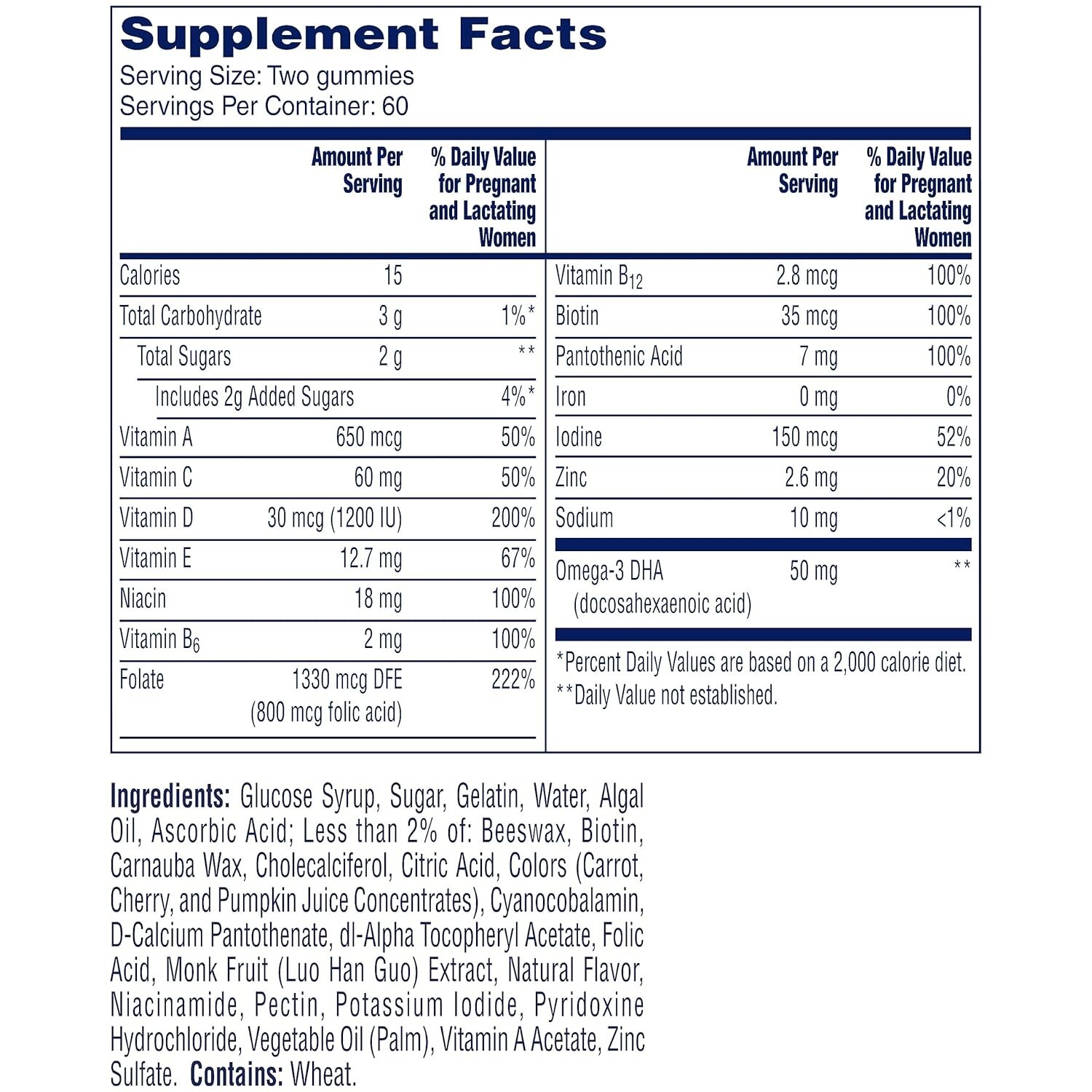 One A Day Women’s Prenatal Multivitamin With Folic Acid 120ct