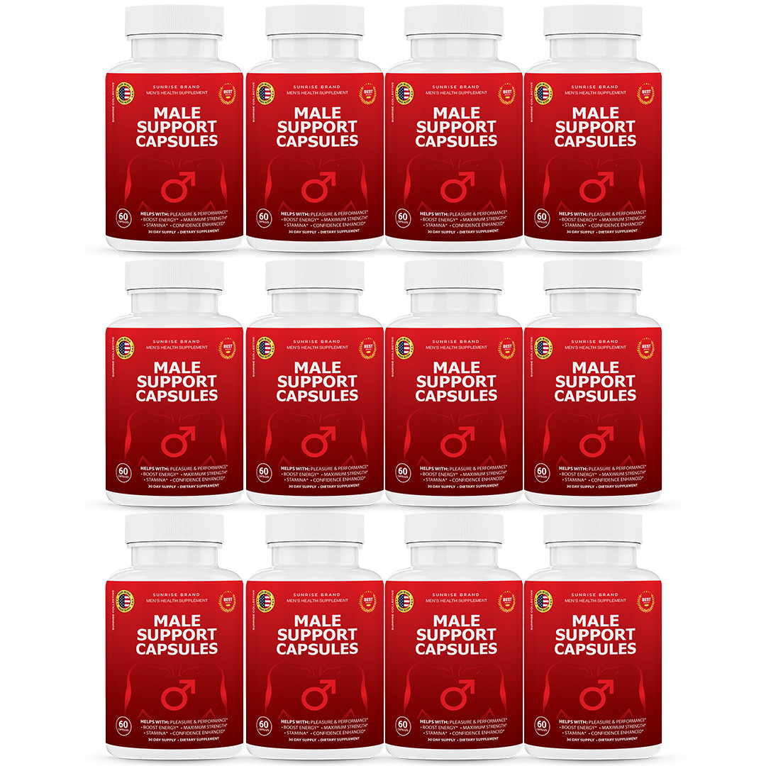 Male Support Capsules – Men’s Health Supplement – 12 Pack