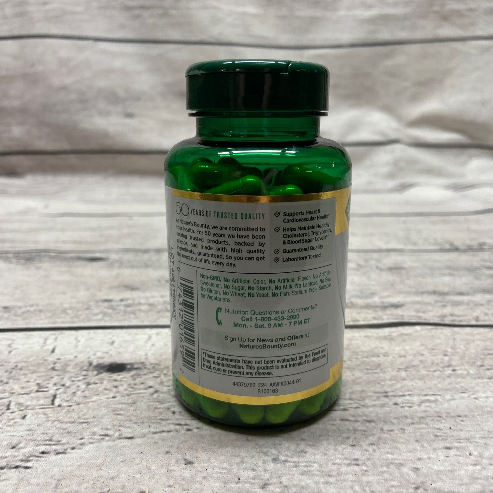 Nature’s Bounty Berberine 1000mg 120 Capsules Heart Health Lot of 3